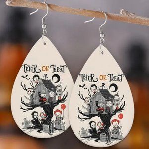 Halloween Trick or Treat Horror Characters Earrings